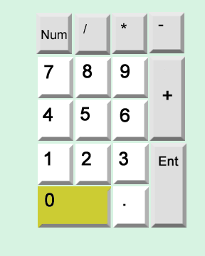 number keypad practice games